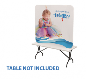 6ft Curve Tension Fabric Display