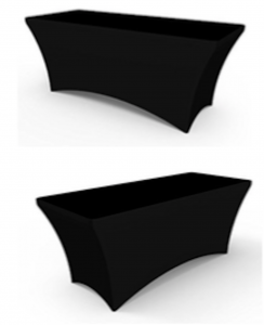 Solid Black Stretch Covers